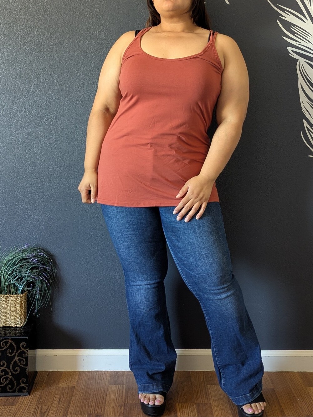 Pretty Angel Orange Tank